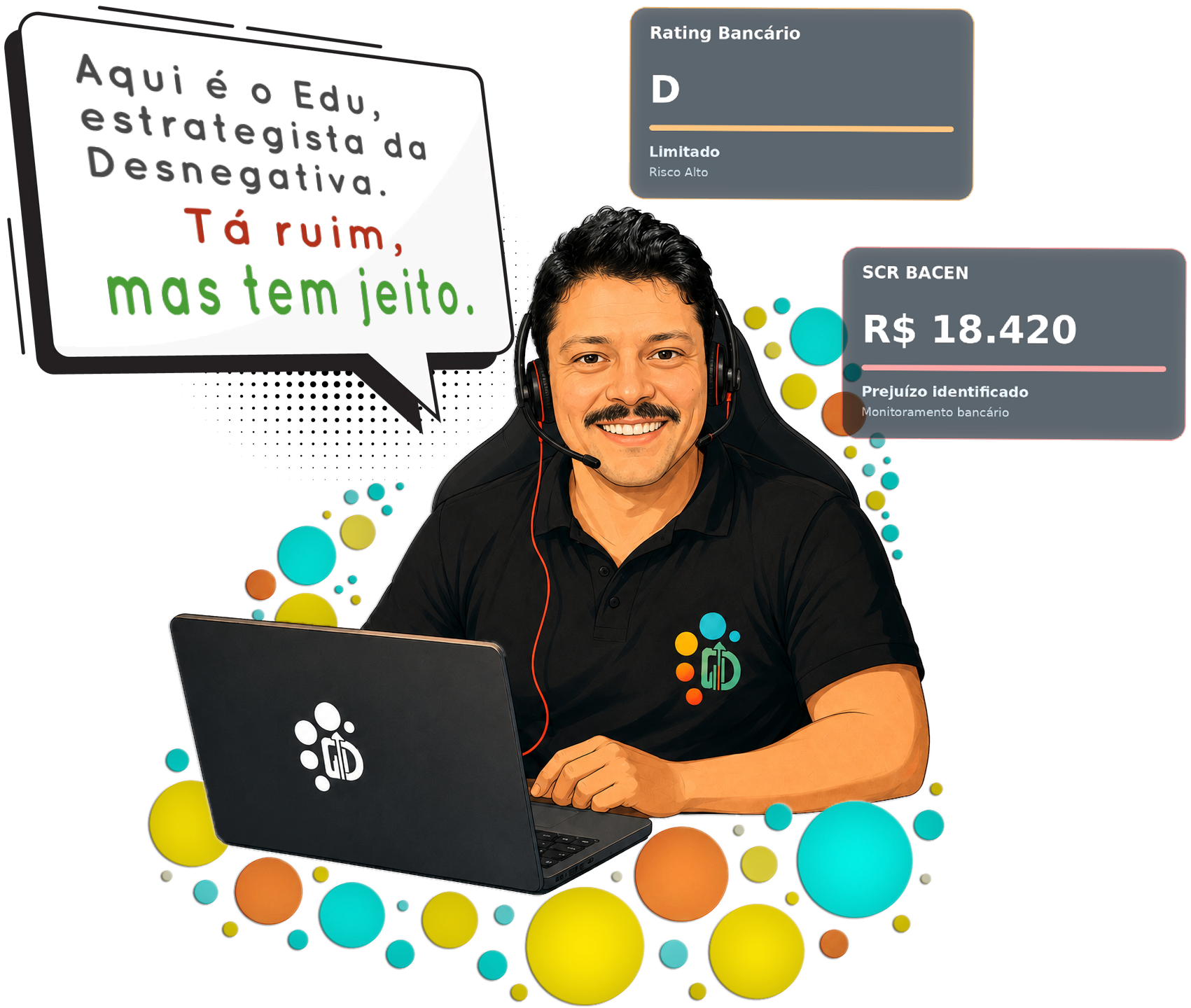 Especialista apresentando estratégia Limpa Bacen